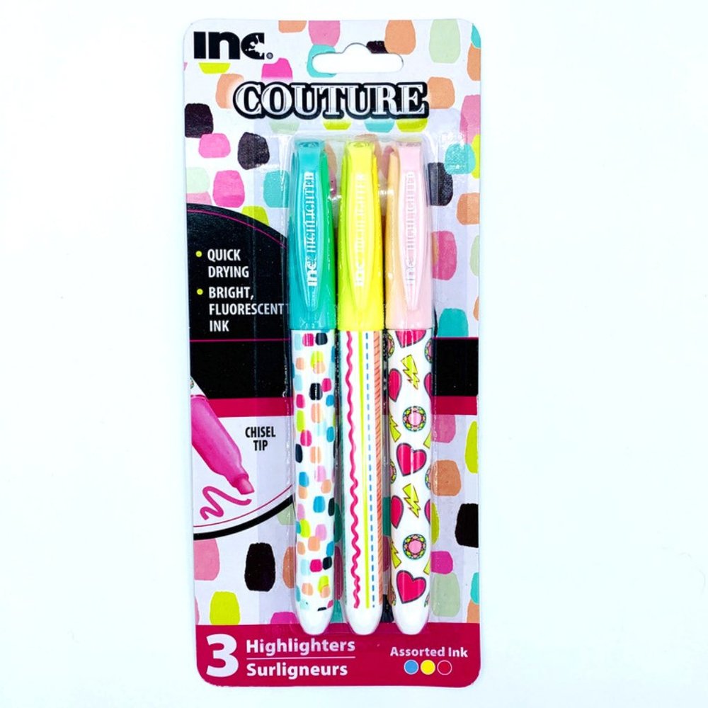 🍍5/$25🍍 Couture Highlighters Set of 3 by Inc.